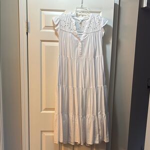 Time and Tru White Maxi Dress
